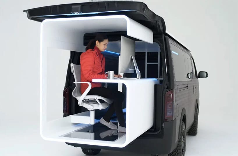 Le nouveau van de Nissan conjugue télétravail et voyage