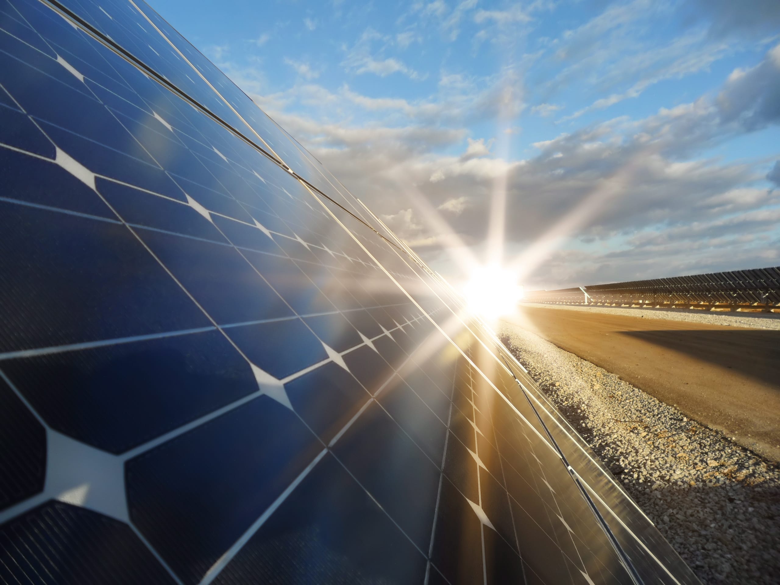 Solar power station - photovoltaics