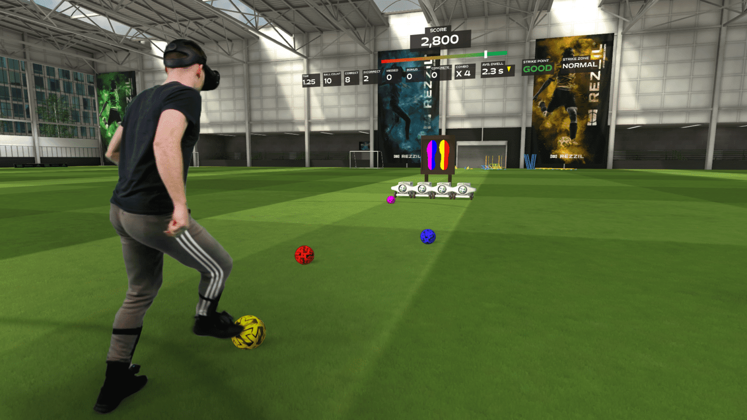Rezzil : Les joueurs de foot peuvent désormais s'entraîner en conditions réelles grâce à la VR