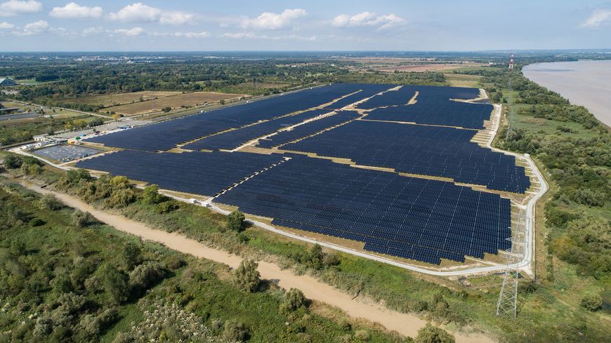 Photo de la centrale photovoltaïque de Bordeaux