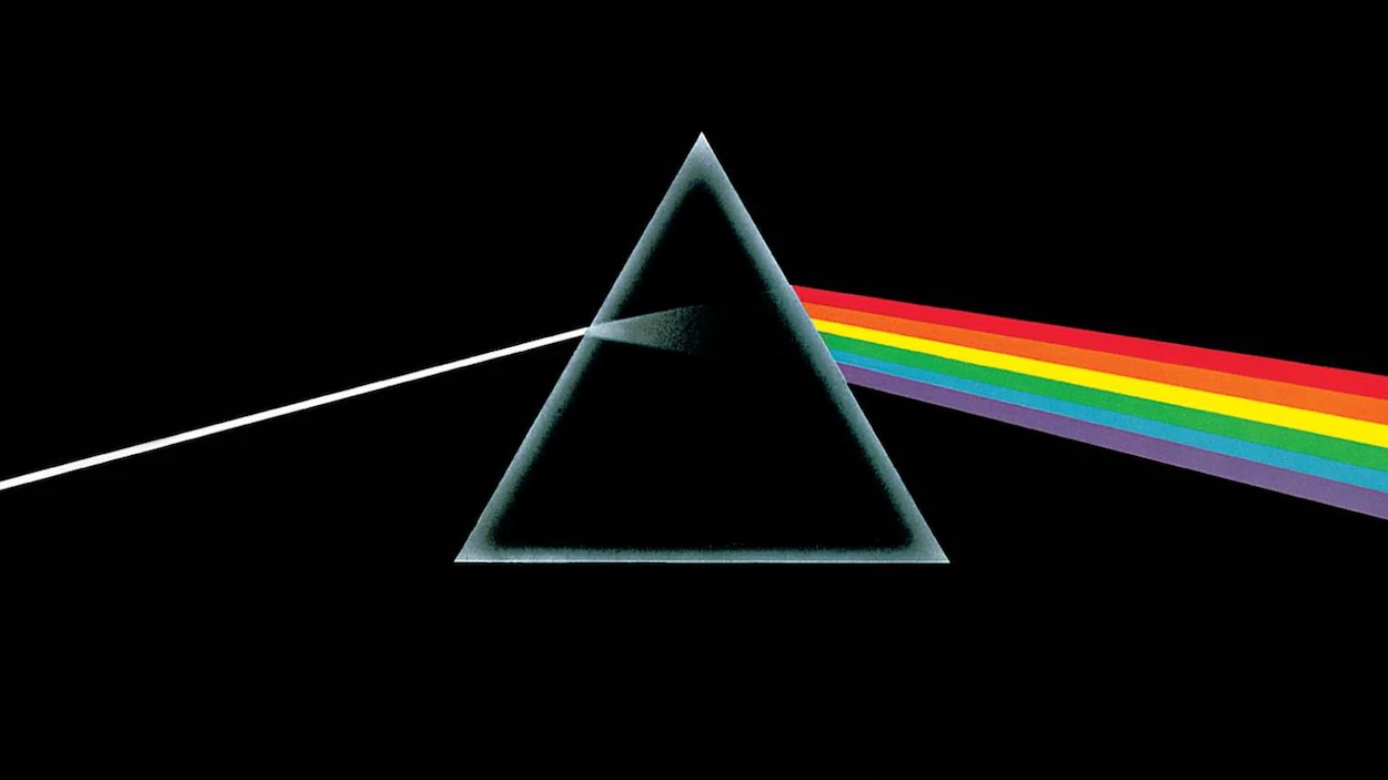 Album cover de Dark Side of the moon de Pink Floyd