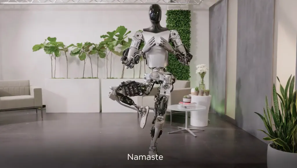 Tesla dévoile les progrès de son robot humanoïde Optimus